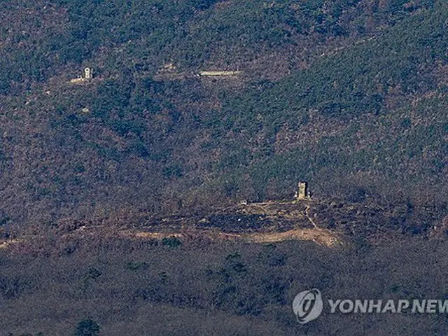 軍事境界線を挟む非武装地帯（ＤＭＺ）＝（聯合ニュース）