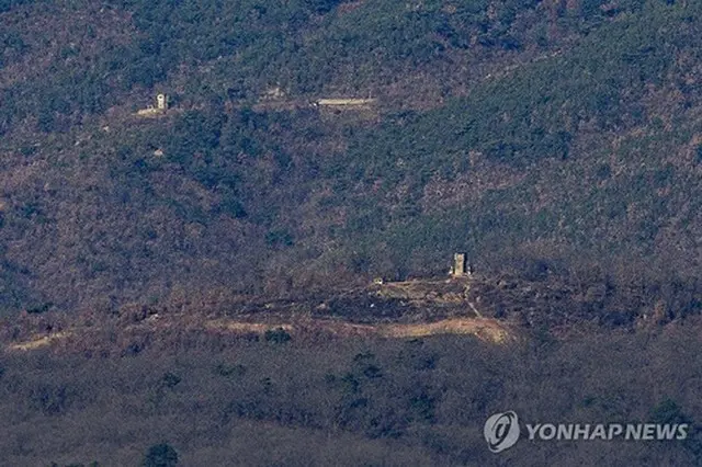 軍事境界線を挟む非武装地帯（ＤＭＺ）＝（聯合ニュース）