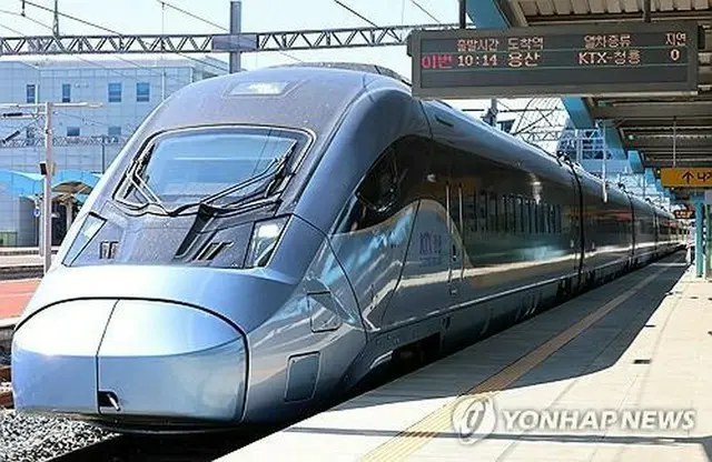 韓国の次世代高速列車「ＫＴＸ青竜」（資料写真）＝（聯合ニュース）