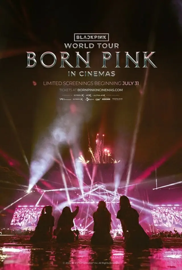 来月３１日に映画「ＢＬＡＣＫＰＩＮＫ　ＷＯＲＬＤ　ＴＯＵＲ　［ＢＯＲＮ　ＰＩＮＫ］　ＩＮ　ＣＩＮＥＭＡＳ」が公開される（ＹＧエンターテインメント提供）＝（聯合ニュース）≪転載・転用禁止≫