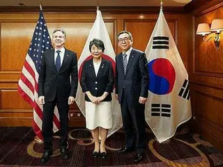 韓国外相　米国・日本と電話協議＝ロ朝新条約受け連携確認