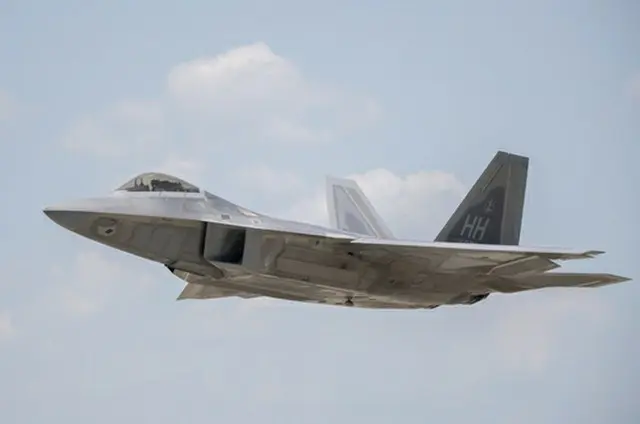 Ｆ２２（空軍提供）＝（聯合ニュース）≪転載・転用禁止≫