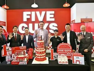 米ハンバーガー店「ファイブガイズ」　韓国運営会社が日本にも出店へ