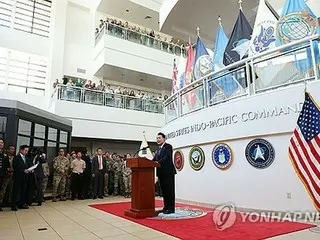 尹大統領　米インド太平洋軍司令部を訪問＝韓国大統領では２９年ぶり