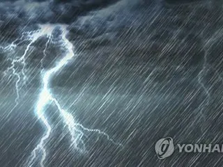 韓国・南西部で落雷多発　１日に４５００回＝異例の記録