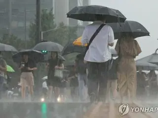 ソウル全域に大雨警報発令　韓国気象庁