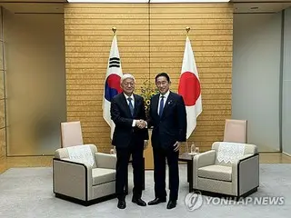 駐日韓国大使　岸田首相に離任のあいさつ