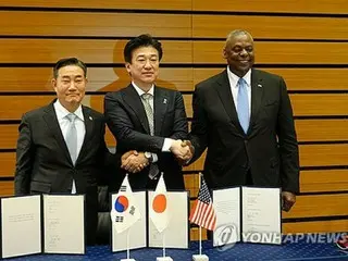 韓米日国防相　安保協力を文書化＝定例で共同訓練へ