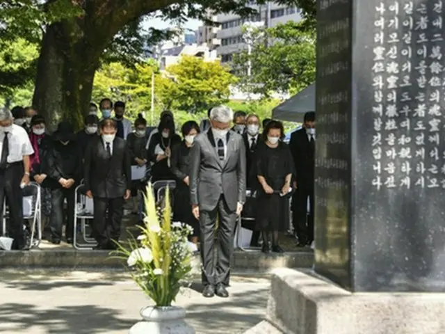 昨年の慰霊祭の様子（資料写真）＝（聯合ニュース）