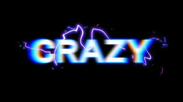 ミニアルバム「ＣＲＡＺＹ」のロゴモーション（所属事務所提供）＝（聯合ニュース）≪転載・転用禁止≫