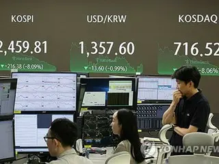 韓国ウォンが対円で大幅下落　昨年５月以来の安値