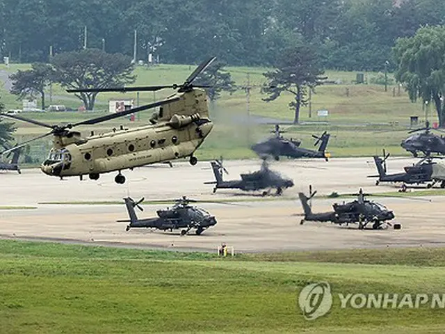 ソウル南方、平沢の米軍基地キャンプ・ハンフリー（資料写真）＝（聯合ニュース）