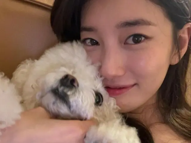 スジ（元Miss A）、「わたしよりもかわいいの？」子犬よりもキューティーな美貌