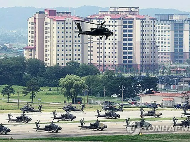 ソウル南方、平沢の米軍基地キャンプ・ハンフリー（資料写真）＝（聯合ニュース）