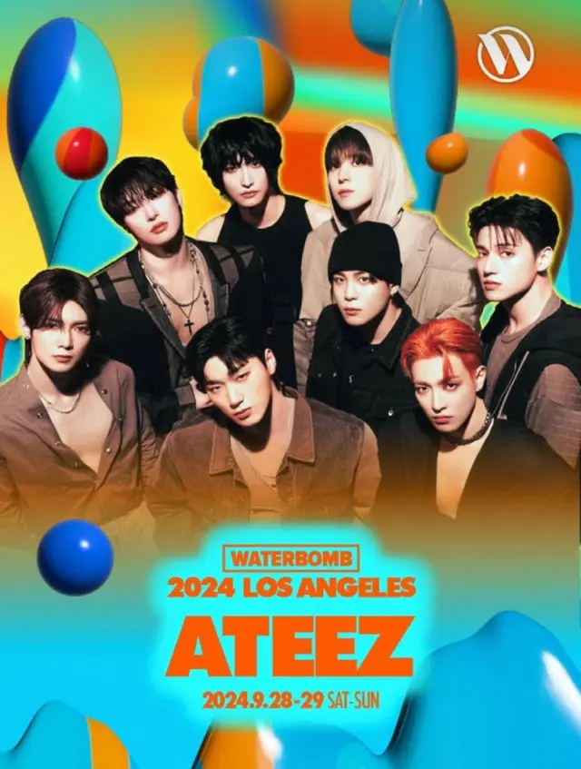 「ATEEZ」が「WATERBOMB 2024」のステージに立つ。