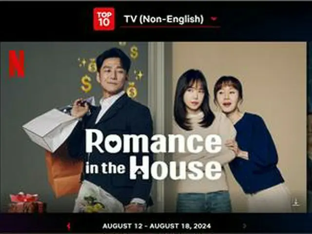 ネットフリックス内のテレビ（非英語）部門で視聴数世界１位を記録した韓国ドラマ「家いっぱいの愛」（同社提供）＝（聯合ニュース）≪転載・転用禁止≫