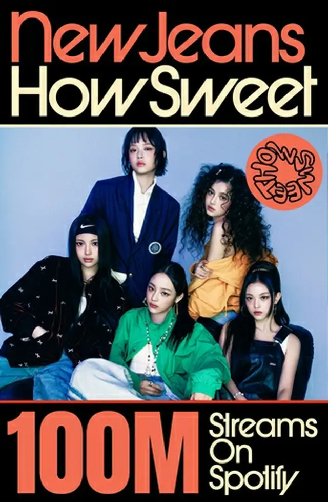 ＮｅｗＪｅａｎｓの「Ｈｏｗ　Ｓｗｅｅｔ」がスポティファイでストリーミング再生回数１億回を突破した（所属事務所提供）＝（聯合ニュース）≪転載・転用禁止≫