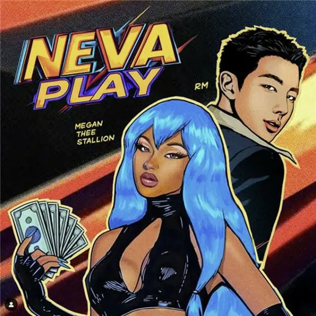 ミーガン・ザ・スタリオンが６日に発売する新曲「Ｎｅｖａ　Ｐｌａｙ」に、ＢＴＳのＲＭがフィーチャリング参加した（ミーガン・ザ・スタリオンのインスタグラムより）＝（聯合ニュース）≪転載・転用禁止≫