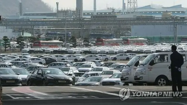 韓国完成車メーカー５社の８月の世界販売台数は前年同月比５．９％減の６３万９６３０台だった（資料写真）＝（聯合ニュース）