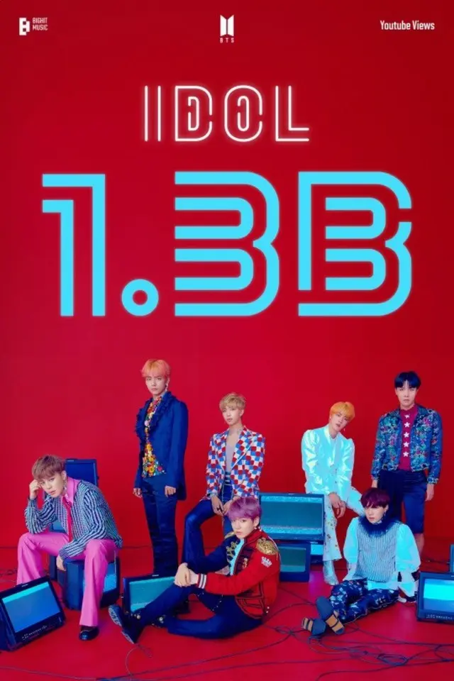 「BTS」、「IDOL」のMVが視聴数13億回突破…チーム通算5番目