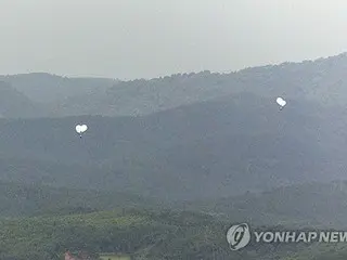 北朝鮮がまたごみ風船散布　２日で３回目