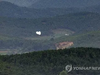 北朝鮮　約２６０個のごみ風船散布＝ソウルなどに約１４０個落下