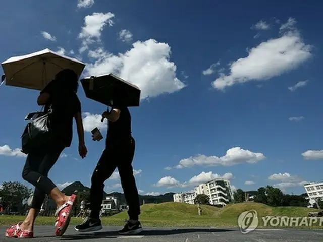 １１日のソウルの最高気温は３５度まで上がると予想される（資料写真）＝（聯合ニュース）