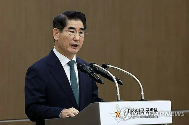 韓国国防部の金龍顕長官（同部提供）＝（聯合ニュース）≪転載・転用禁止≫