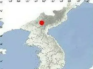 北朝鮮北部でＭ３．９の自然地震　韓国気象庁