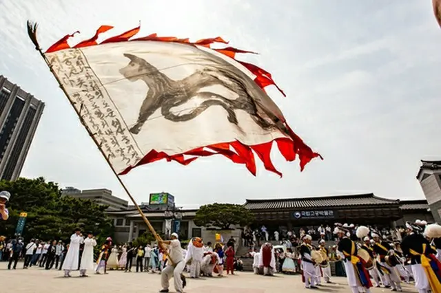 今年５月に開催された宮中文化祝典の様子（国家遺産庁宮陵遺跡本部提供）＝（聯合ニュース）≪転載・転用禁止≫