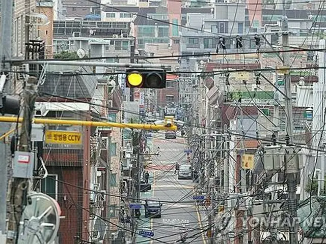 ソウル市内の住宅街（資料写真）＝（聯合ニュース）