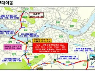 １０月１日の軍事パレード　ソウル市内で交通規制