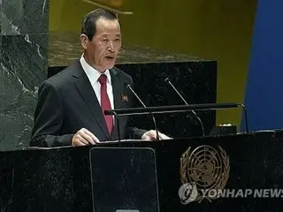 北朝鮮　核問題「誰とも交渉しない」＝国連総会で演説