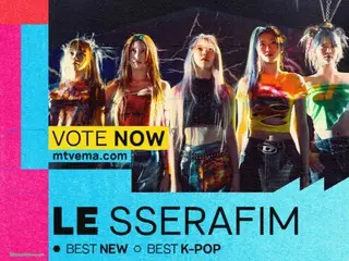 「LE SSERAFIM」、MTV EMA に3部門ノミネート…ビルボードチャートでも順調