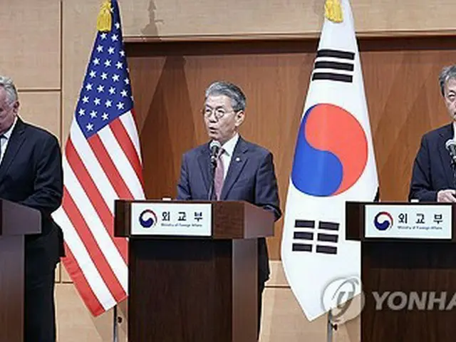 韓米日　ソウルで外務次官協議＝北朝鮮の緊張高める行為を「強く非難」