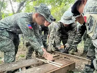 韓国海兵隊　米比合同演習に参加