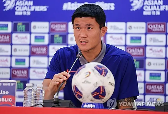 サッカー男子韓国代表の金ミン哉さん＝（聯合ニュース）