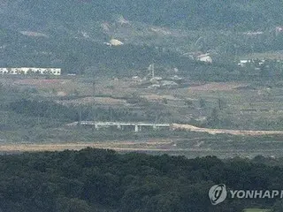 北朝鮮　南北つなぐ京義線道路にも防壁設置開始＝全長９５メートル