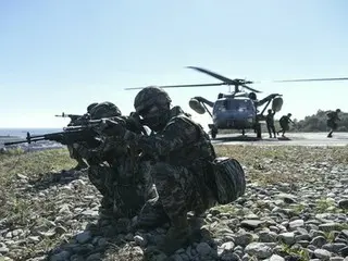 韓国海兵隊　西北島しょで防衛訓練実施