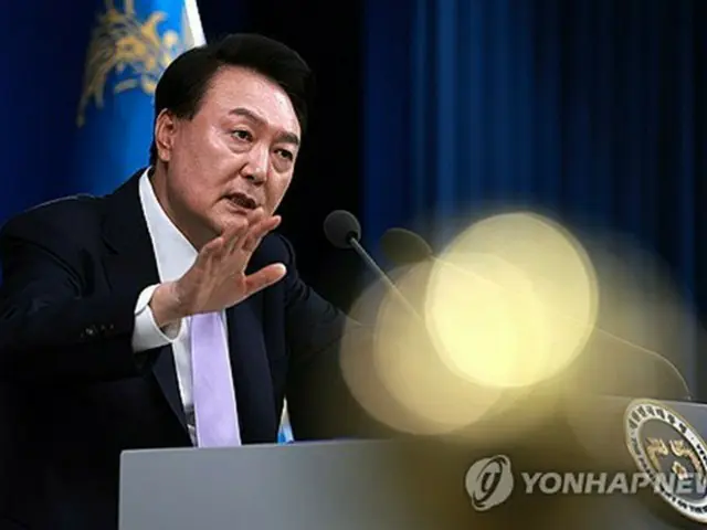 韓国ギャラップが８日に発表した調査結果で、尹大統領の支持率が就任後最低となる１７％を記録した（資料写真）＝（聯合ニュース）