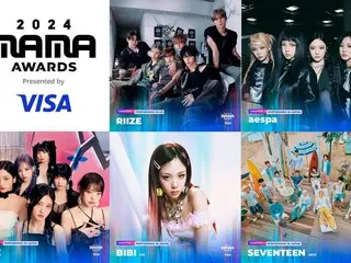 「2024 MAMA AWARDS」、「RIIZE」「aespa」、BIBI、「IVE」、「SEVENTEEN」唯一無二のパフォーマンスをサプライズ予告