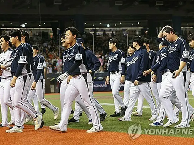 韓国　日本に３―６で敗れる＝野球プレミア１２