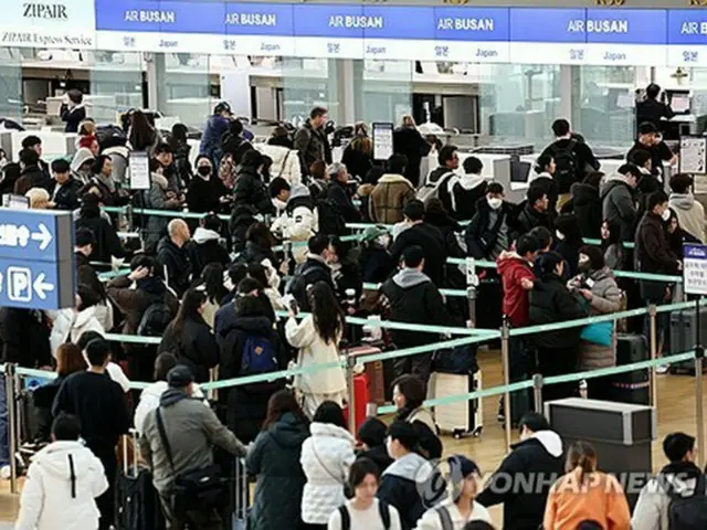 １～１０月の韓日航空路線利用客　２０００万人突破で過去最高