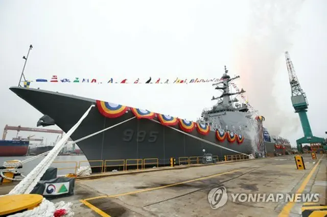 韓国海軍の次世代イージス駆逐艦「正祖大王」（資料写真）＝（聯合ニュース）