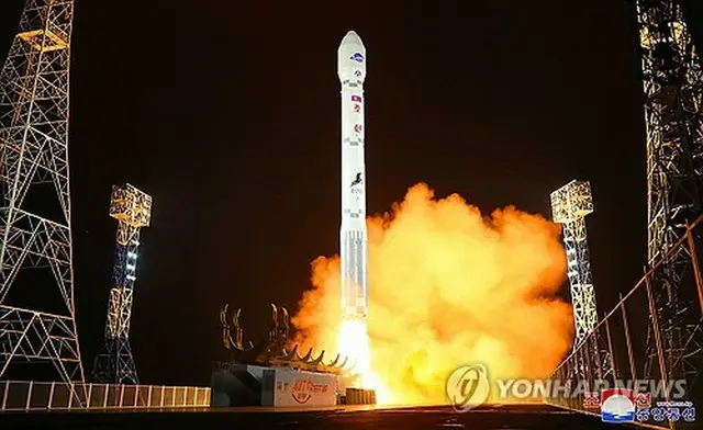 北朝鮮が昨年１１月に打ち上げた軍事偵察衛星＝（朝鮮中央通信＝聯合ニュース）≪転載・転用禁止≫