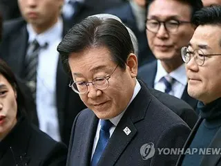 韓国最大野党代表「真実と正義を取り戻した」　偽証教唆で無罪判決