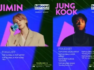 「BTS」JIMIN＆JUNG KOOK、米「BBMAs」2年連続ノミネート…変わらぬ強大なグローバル人気