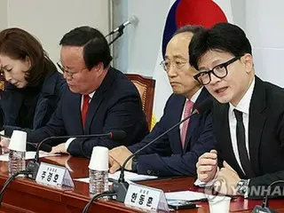 韓国与党代表「大統領の職務停止必要」　尹氏の弾劾訴追案に賛成か