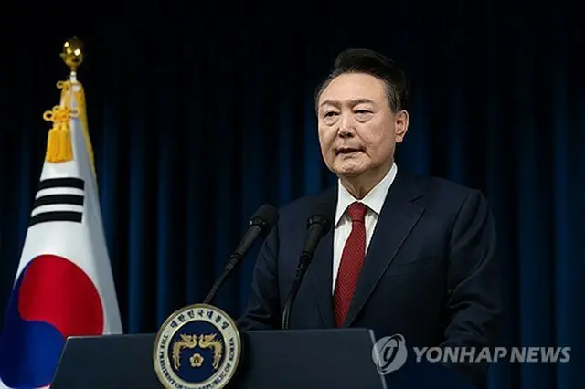 尹大統領（大統領室提供）＝（聯合ニュース）≪転載・転用禁止≫