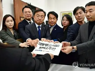 ［速報］２回目の尹大統領弾劾案　野党６党が国会提出＝１４日採決